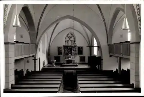 Foto Ak Borgholzhausen in Westfalen, Evangelische Kirche