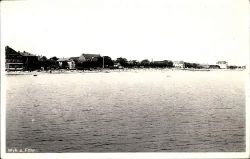 Ak Südstrand Wyk auf Föhr Nordfriesland, Gesamtansicht