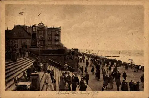 Ak Westerland auf Sylt, Promenade