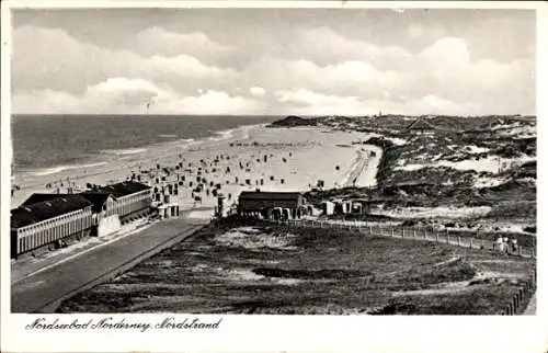 Ak Nordseebad Norderney Ostfriesland, Nordstrand