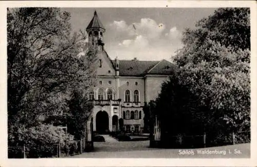 Ak Waldenburg in Sachsen,  Schloss Waldenburg