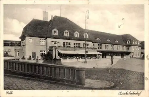 Ak Celle in Niedersachsen, Reichsbahnhof