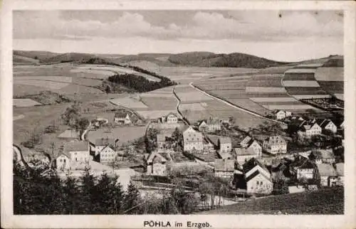 Ak Pöhla Schwarzenberg im Erzgebirge, Panorama