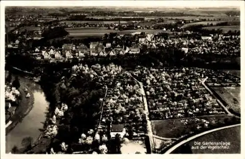 Ak Weißenborn Zwickau in Sachsen, Fliegeraufnahme der Gartenheimstätte Sonnenland