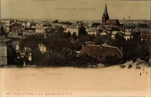 Ak Eberswalde in Brandenburg, Panorama vom Drachenkopf