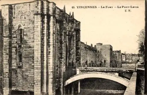 Ak Vincennes Val de Marne, Fort, Pont Levis