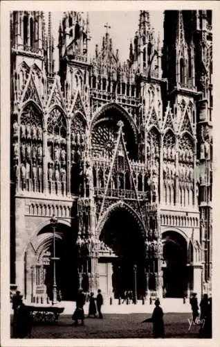 Ak Rouen Seine-Maritime, Kathedrale