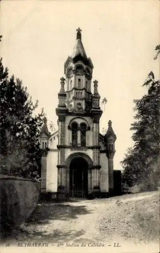 Ak Bétharram Pyrénées-Atlantiques, Bahnhof Calvaire