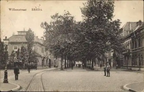 Ak Breda Nordbrabant Niederlande, Willemstraat