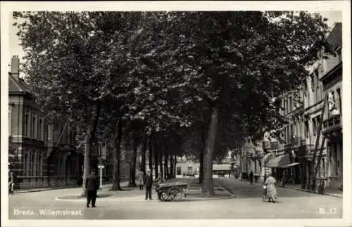 Ak Breda Nordbrabant Niederlande, Willemstraat