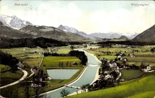 Ak Bad Ischl in Oberösterreich, Wolfgangtal