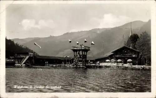 Ak Walchsee in Tirol, schöne Detailansicht