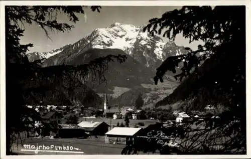 Ak Mayrhofen in Tirol, Grünberg, Zillertal, Ortschaft