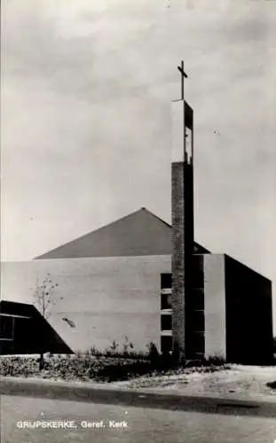 Ak Grijpskerke Zeeland, Geref. Kerk