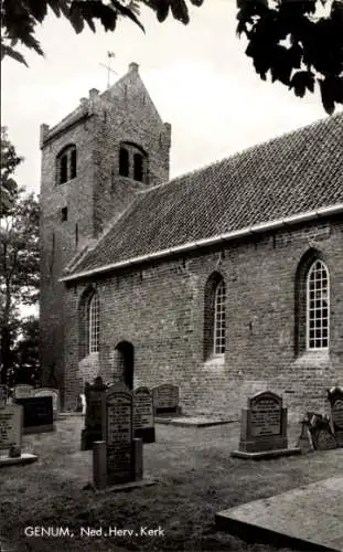 Ak Genum Friesland, Kirche