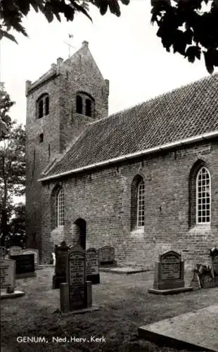 Ak Genum Friesland, Kirche