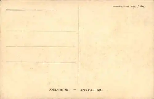 Ak Monnikendam Waterland Nordholland Niederlande, Watersnood 1916, Zarken