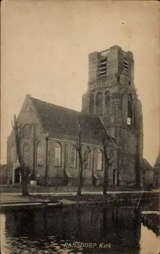 Ak Ransdorp Amsterdam Nordholland,  Kerk