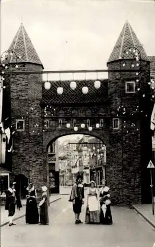 Foto Ak Amersfoort Utrecht Niederlande, Roode Poort, Fest