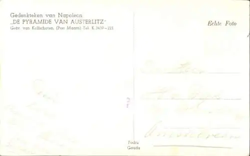 Ak Maarn Utrecht, Pyramide van Austerlitz