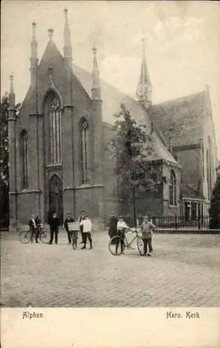 Ak Alphen aan den Rijn Südholland, Herv. Kerk