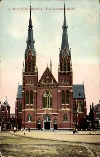 Ak 's Hertogenbosch Nordbrabant Niederlande, Sint Leonarduskerk