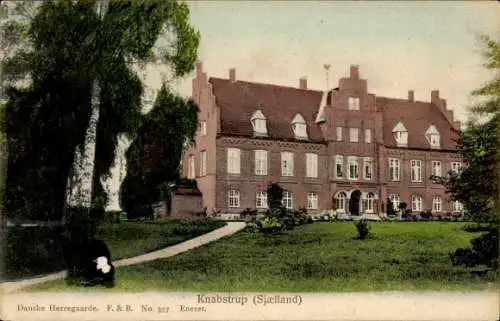 Ak Knabstrupper Sjælland Dänemark, Herrenhaus