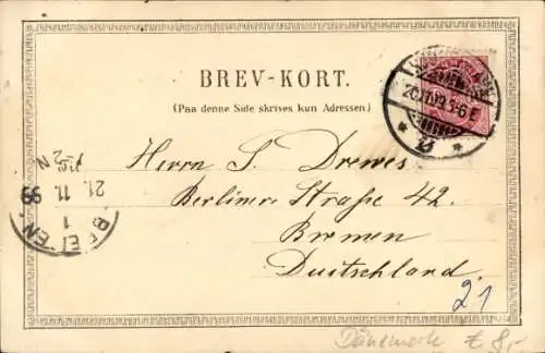 Ak Klampenborg Dänemark, Bellevue Strandhotel