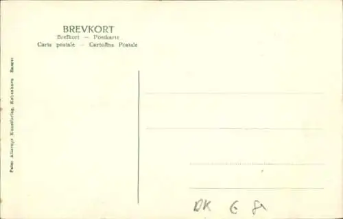 Ak Stege Insel Mon Dänemark, Hafen, Kirche, Dampfschiff