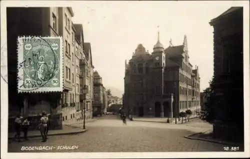 Ak Bodenbach Nossen in Sachsen, Schulen