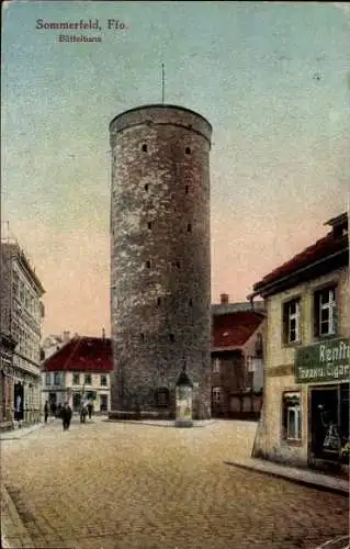 Ak Lubsko Sommerfeld in der Niederlausitz Ostbrandenburg, Büttellturm