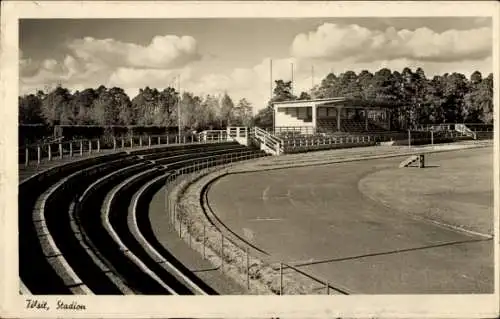 Ak Sowjetsk Tilsit Ostpreußen, Stadion