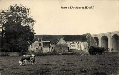 Ak Épinay sous Sénart Essonne, Bauerhof