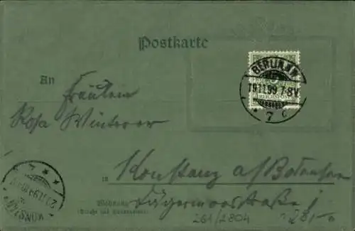 Präge Passepartout Ak Berlin Mitte, Palais Kaiser Wilhelm I.