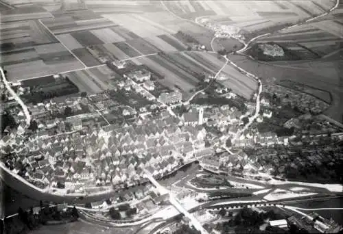 Foto Riedlingen an der Donau Württemberg, Fliegeraufnahme