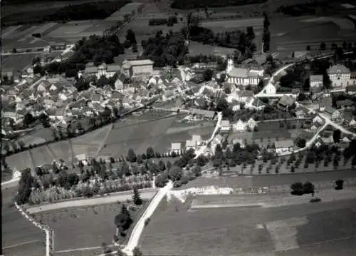 Foto Bad Wurzach in Oberschwaben Württemberg, Fliegeraufnahme