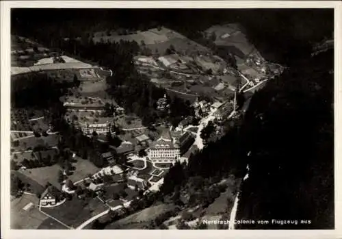 Ak Nordrach im Schwarzwald Baden, Fliegeraufnahme, Colonie