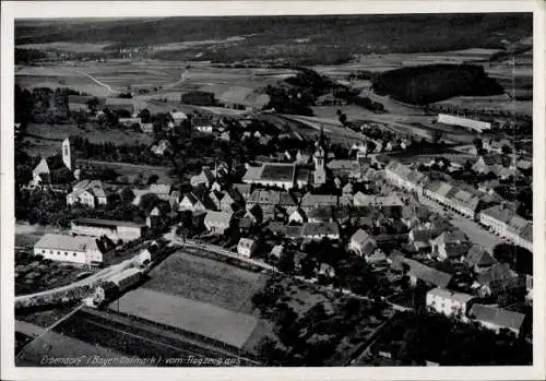 Ak Erbendorf in der Oberpfalz, Fliegeraufnahme