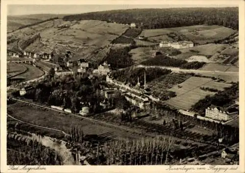 Ak Bad Mergentheim in Tauberfranken, Kuranlagen, Fliegeraufnahme