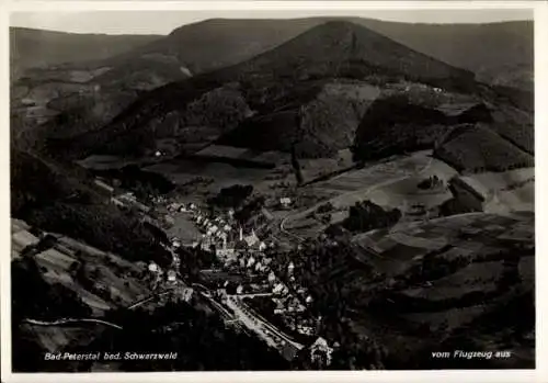 Ak Bad Peterstal Griesbach im Schwarzwald Baden, Fliegeraufnahme