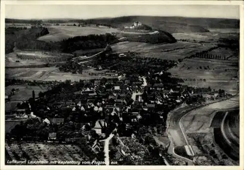 Ak Lauchheim im Ostalbkreis Württemberg, Luftbild, Kapfenburg