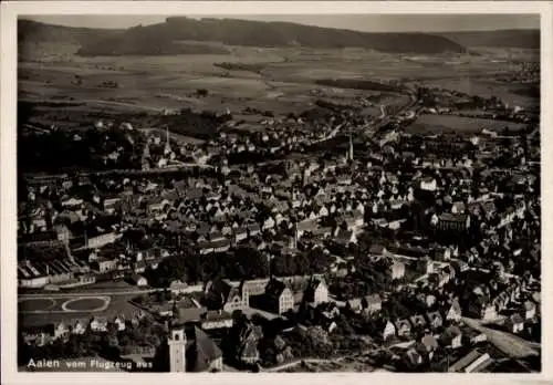 Ak Kirchberg an der Jagst, Fliegeraufnahme