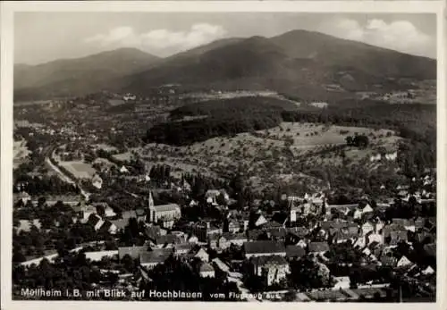 Ak Müllheim, Fliegeraufnahme, Hochblauen