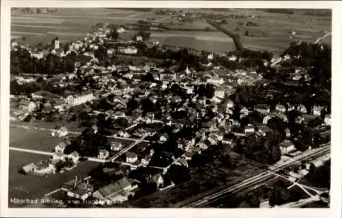 Ak Bad Aibling in Oberbayern, Fliegeraufnahme