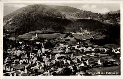 Ak Schönau im Schwarzwald, Fliegeraufnahme