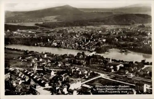 Ak Rheinfelden in Baden, Fliegeraufnahme