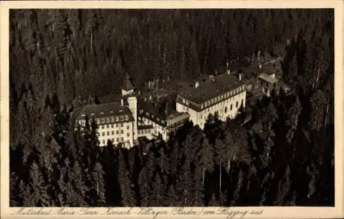 Ak Villingen im Schwarzwald, Fliegeraufnahme, Mutterhaus Maria-Tann