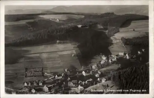 Ak Gütenbach im Schwarzwald, Fliegeraufnahme