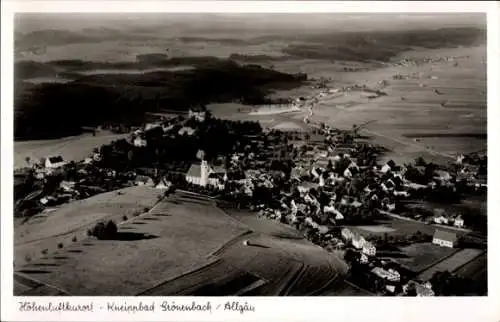 Ak Bad Grönenbach im Allgäu, Fliegeraufnahme