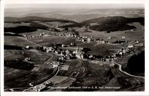 Ak Schönwald im Schwarzwald, Fliegeraufnahme